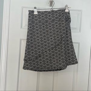 Black and white skirt - large, athletic material